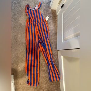 Royal Blue and Orange Game Bibs